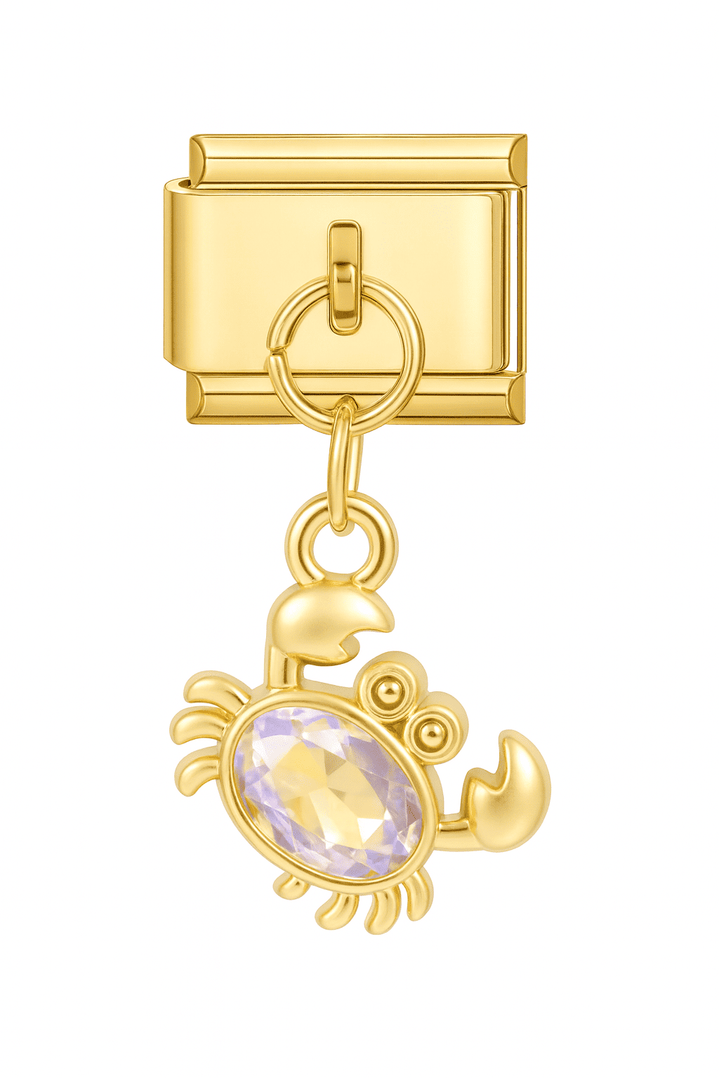 Charm Eternoa Granchio Dorato Legami™ — Fuerza y brillo del mar