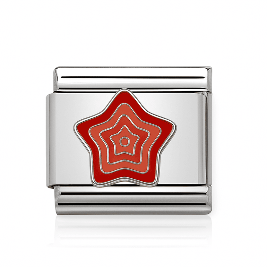 Charm Eternoa Stella Rossa Legami™ — La pasión que ilumina tu camino