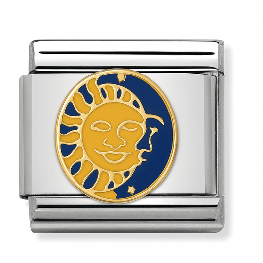 Charm Eternoa Sol & Luna Legami™ — Equilibrio entre la luz y la sombra