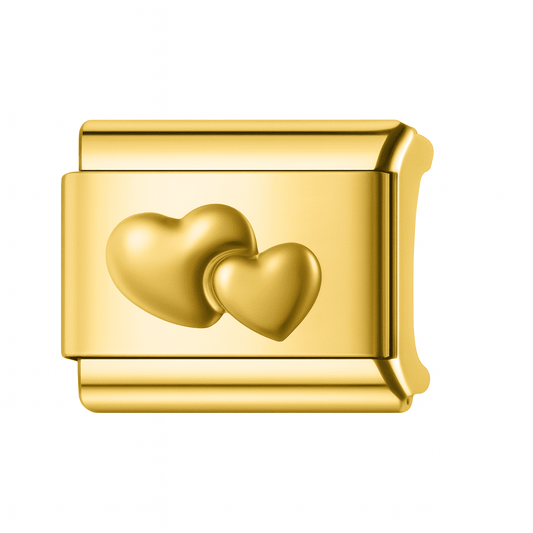 Charm Eternoa Cuori Uniti Legami™ — Dos corazones, un mismo lazo