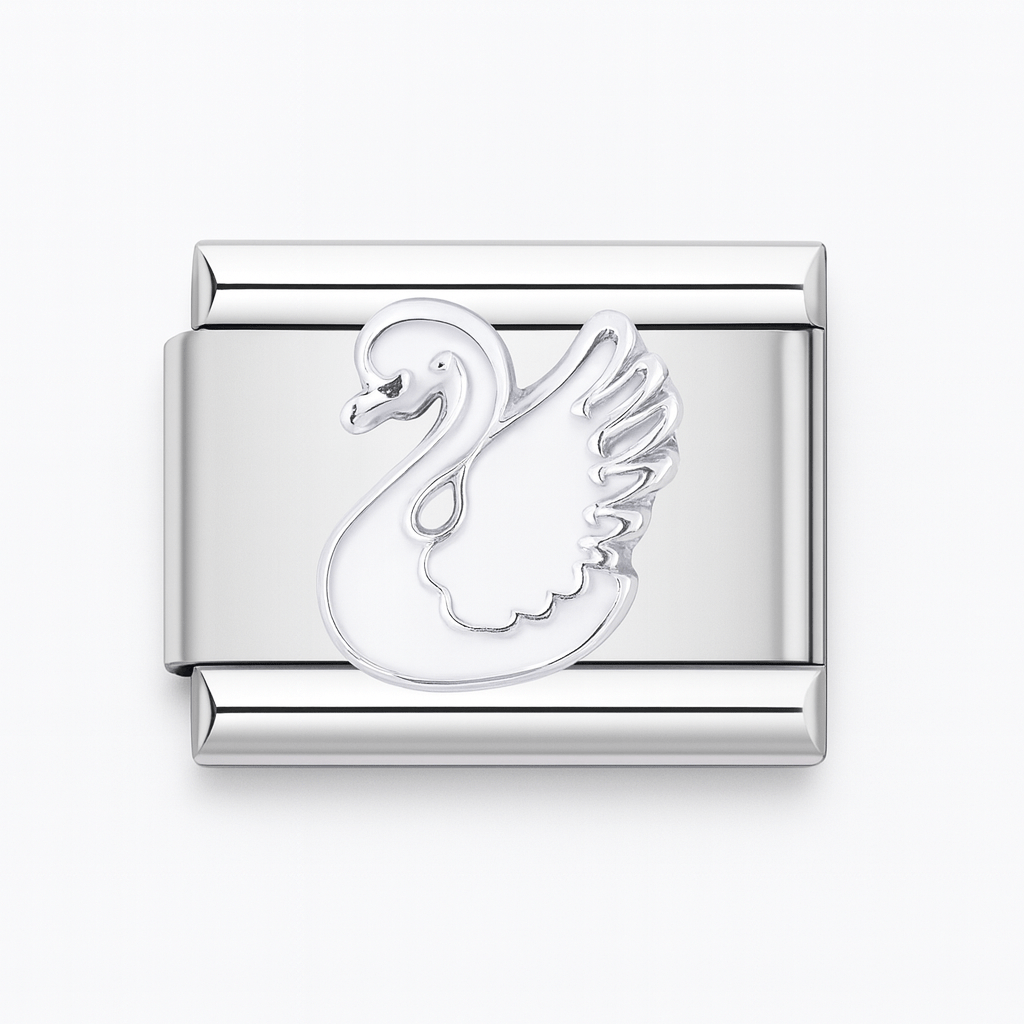 Charm Eternoa Cigno di Purezza Legami™ — La elegancia en su forma más pura